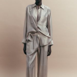 New Zara embellished shirt